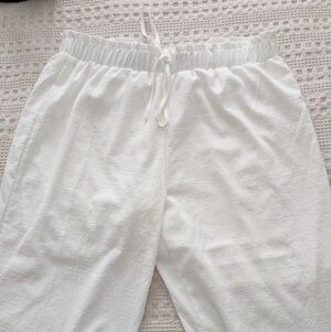 SHEIN White Curve Pants